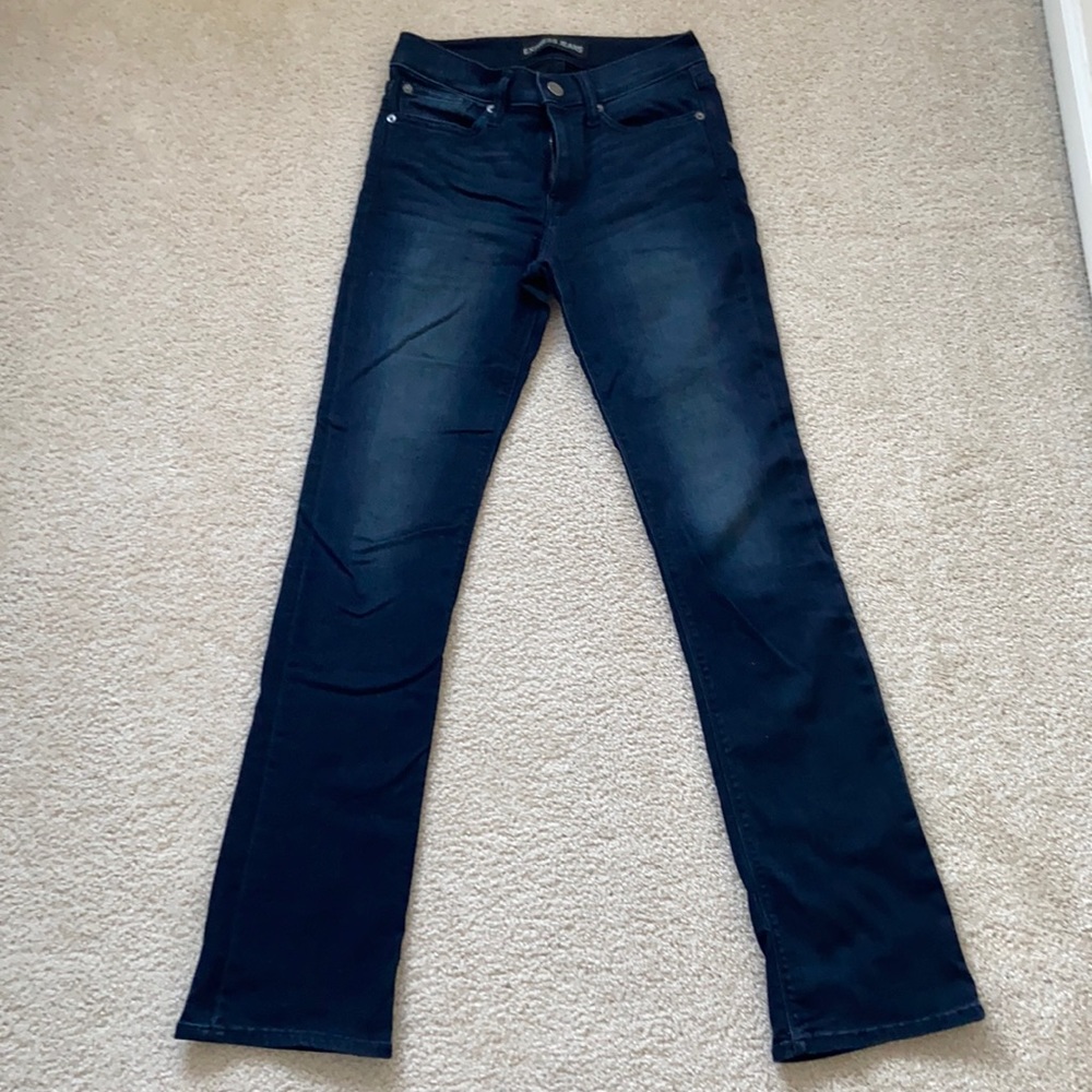 Express jeans super soft barely boot mid rise in size 4R
